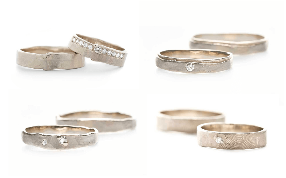 trouwringen champagnekleur